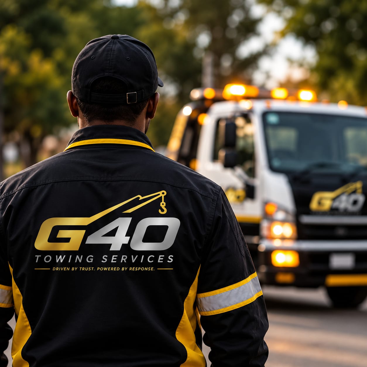 G40 Towing Services operator on call